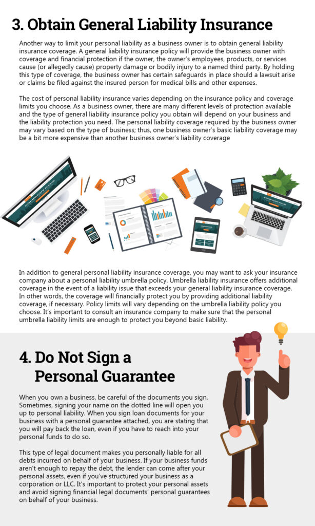 Here are 8 Tips to Limit Personal Liability as a Business Owner