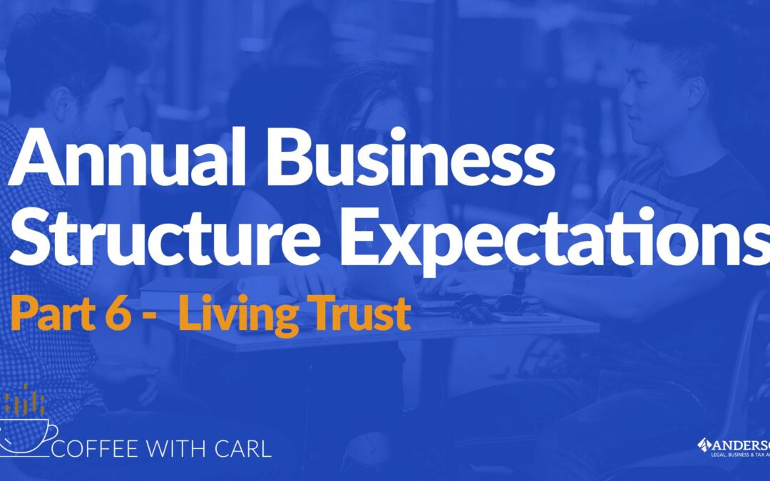 Business Structure Expectations – Living Trust