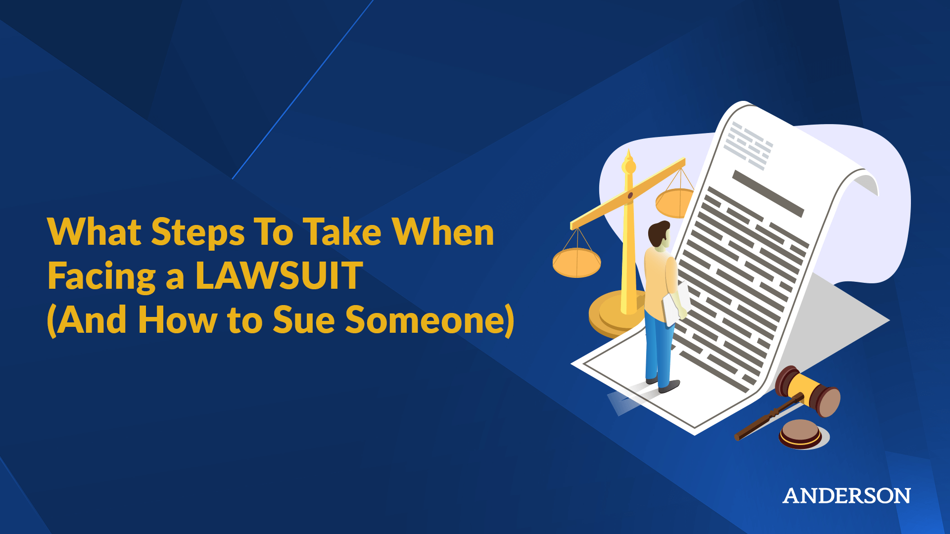 What Steps To Take When Facing a LAWSUIT (And How to Sue Someone
