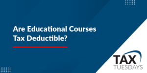 Are Educational Courses Tax Deductible?