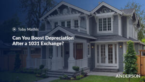 Can You Boost Depreciation After a 1031 Exchange?