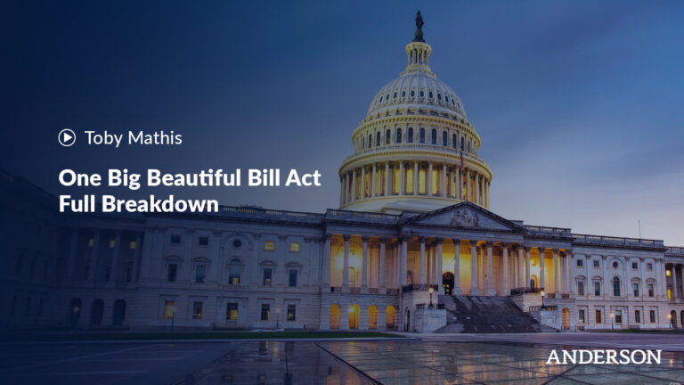 One Big Beautiful Bill Act Full Breakdown