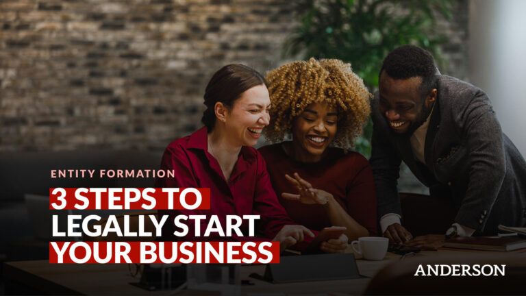 3 Steps to Legally Start Your Business