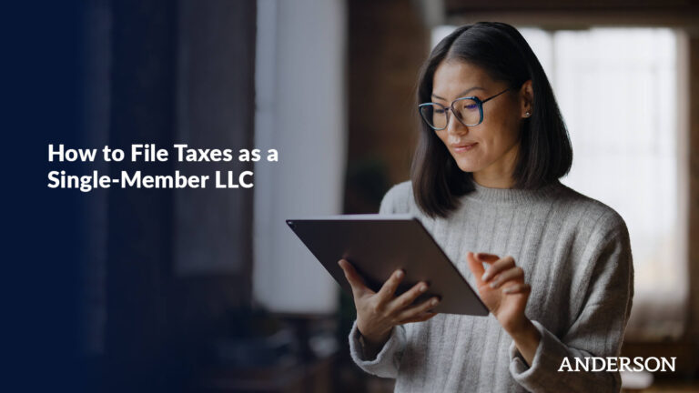 How to File Taxes as a Single-Member LLC