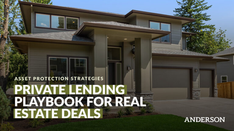 Private Lending Playbook for Real Estate Deals