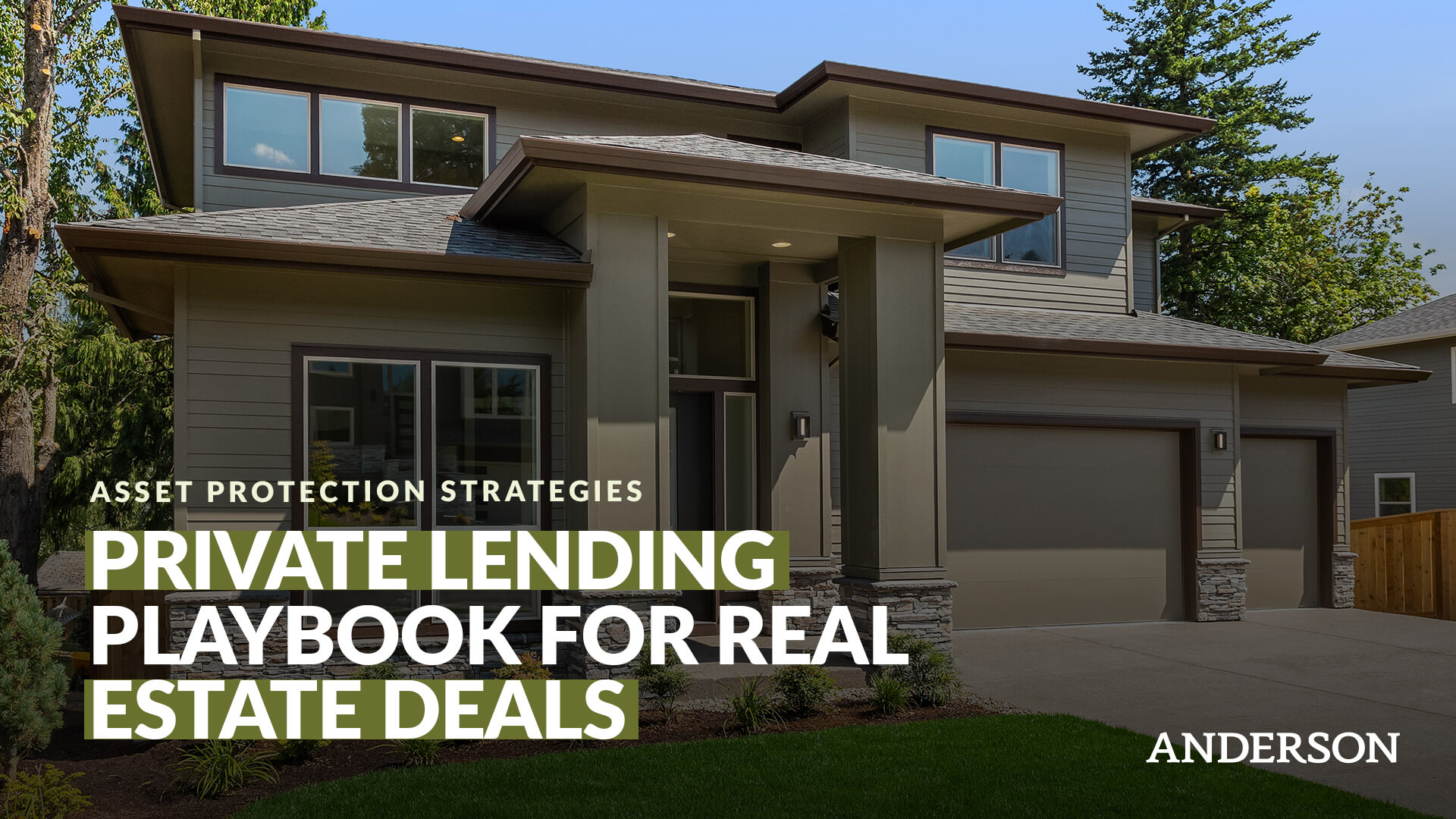 Private Lending Playbook for Real Estate Deals