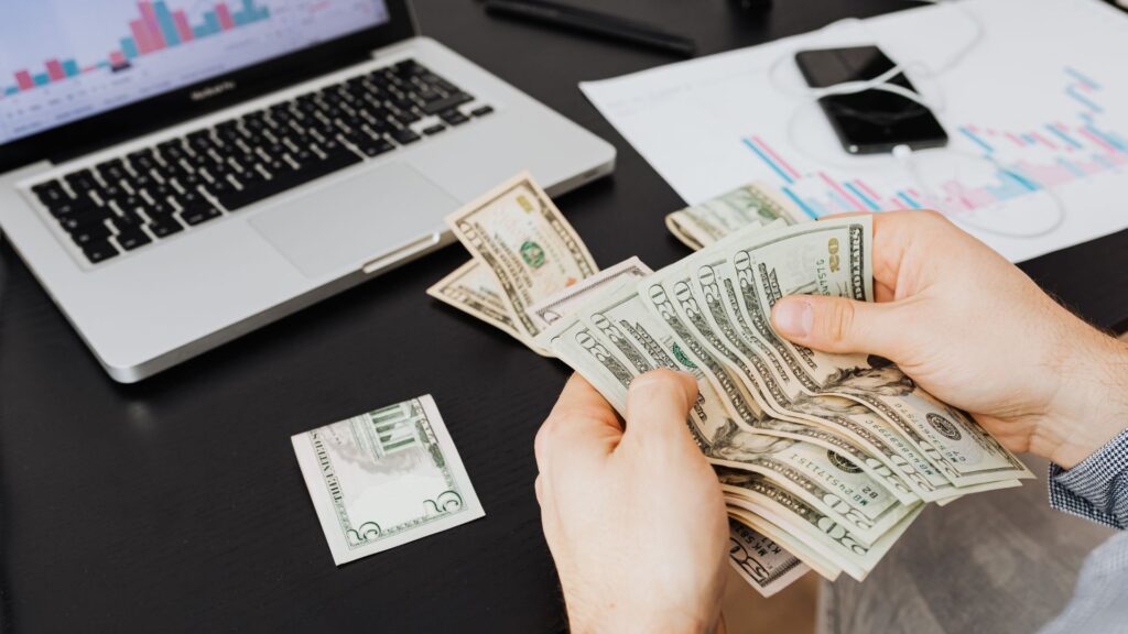 counting cash