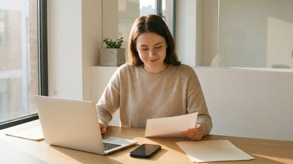 woman on laptop